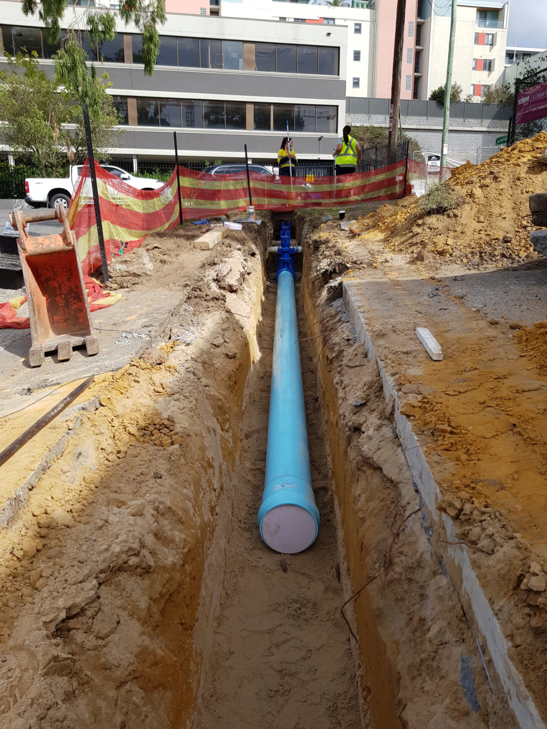 PVC Sydney Water main pipe laying | Sydney Water Accredited WSC